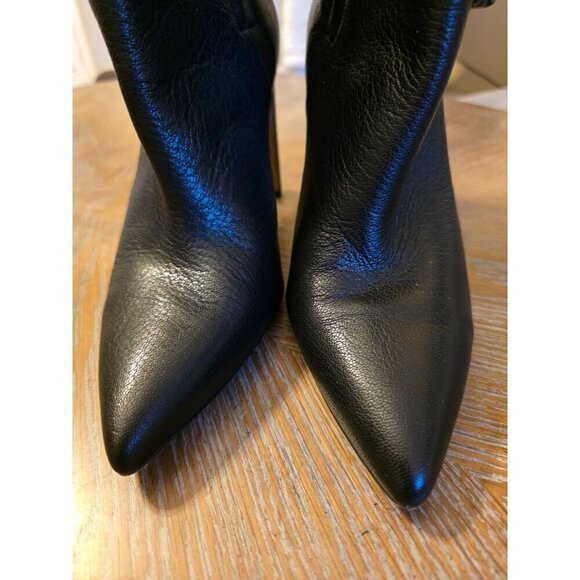 Jessica Simpson Brynne Booties size 8.5 JESSICA SIMPSON "BRYNNE" BLACK LEATHER B - Picture 5 of 16
